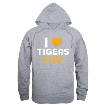 I Love Colorado College CC Tigers Hoodie Sweatshirt