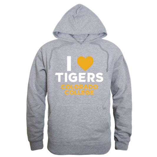 I Love Colorado College CC Tigers Hoodie Sweatshirt