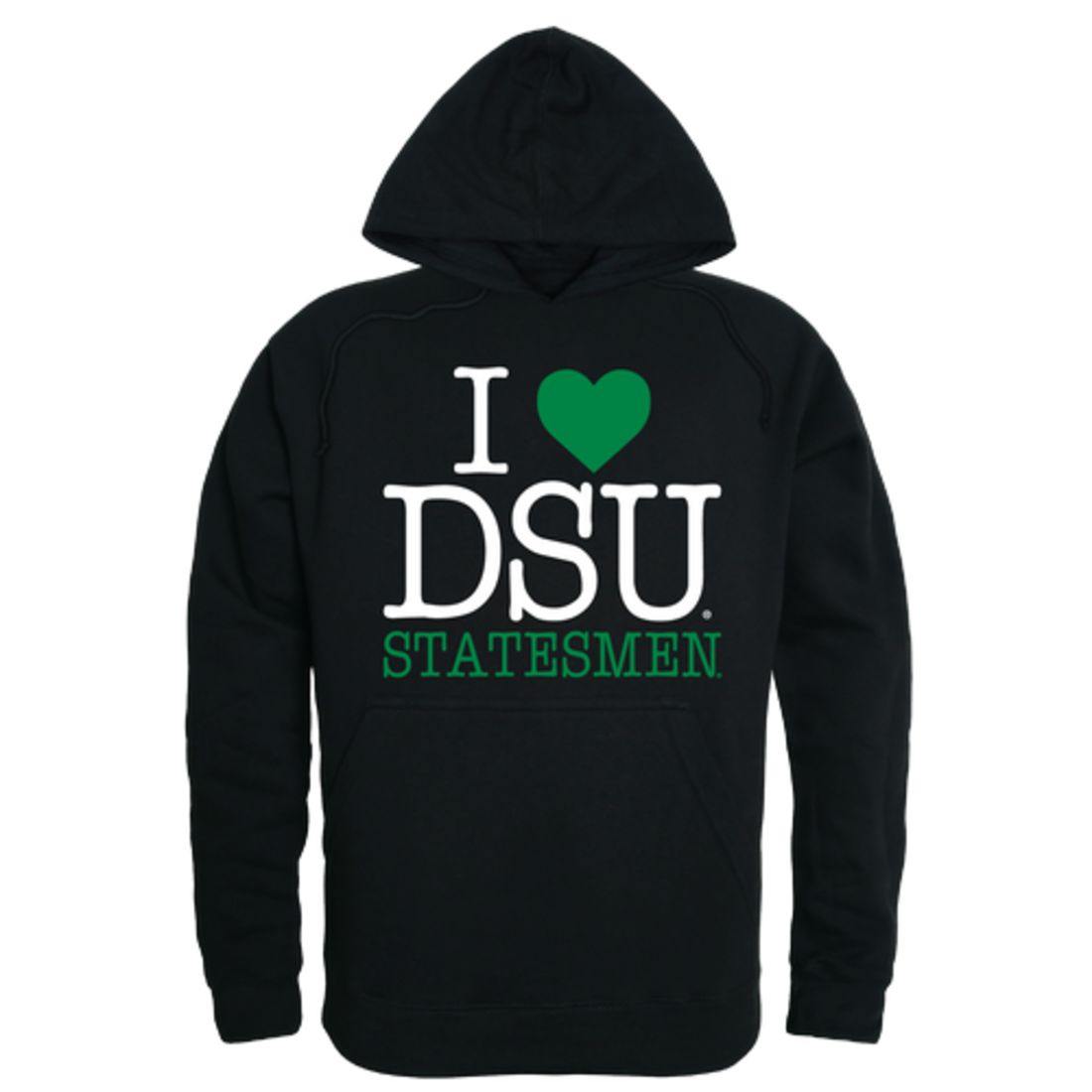 I Love DSU Delta State University Statesmen Hoodie Sweatshirt