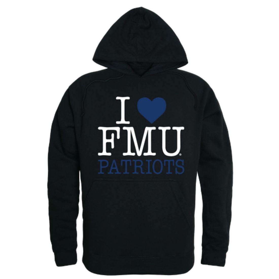 I Love FMU Francis Marion University Patriots Hoodie Sweatshirt