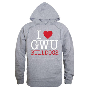 I Love GWU Gardner Webb University Runnin Bulldogs Hoodie Sweatshirt