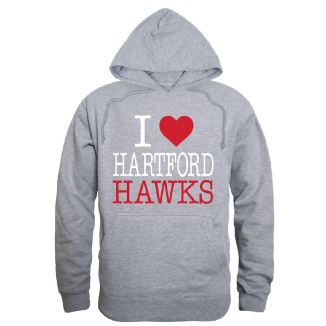 I Love University of Hartford Hawks Hoodie Sweatshirt