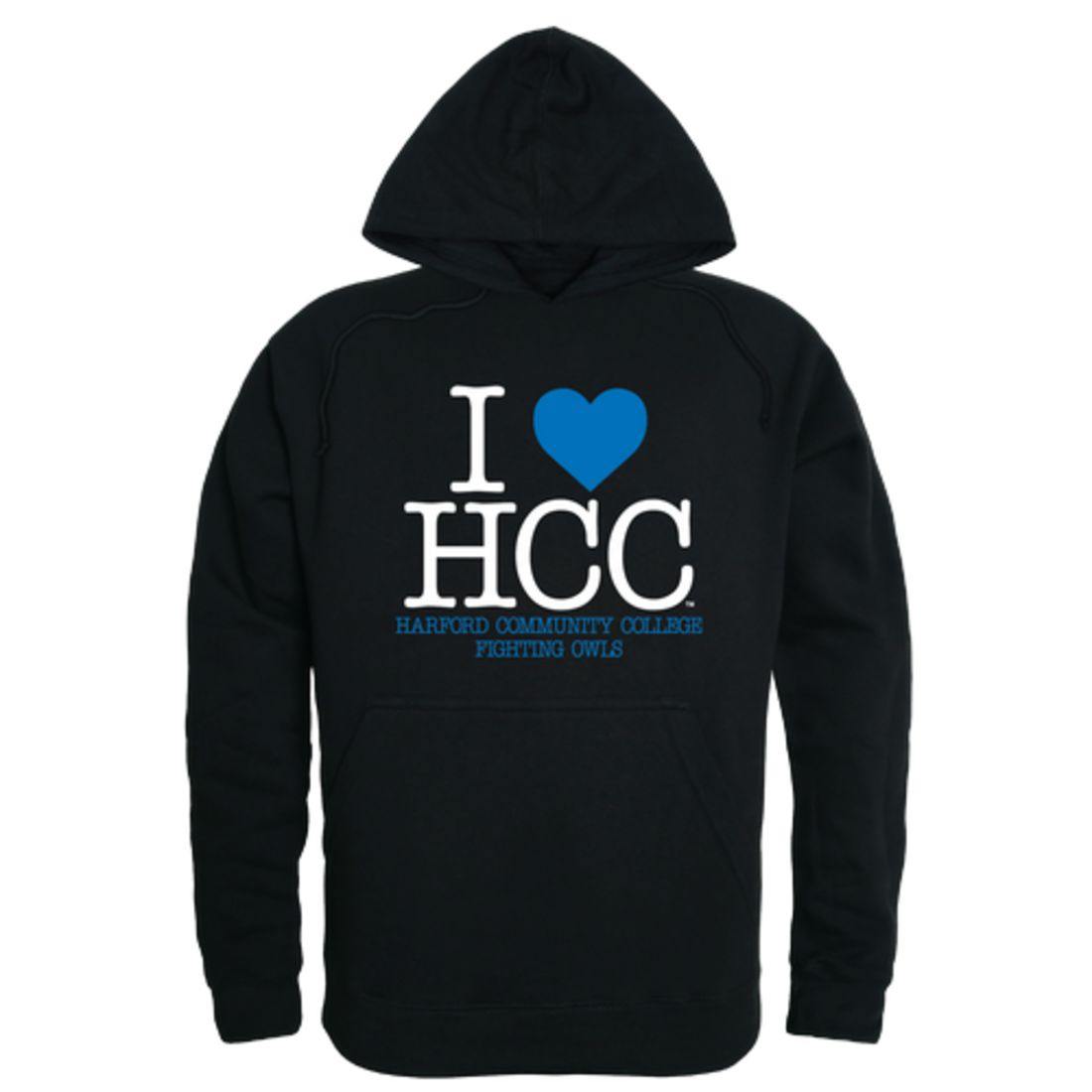 I Love Harford Community College Fighting Owls Hoodie Sweatshirt