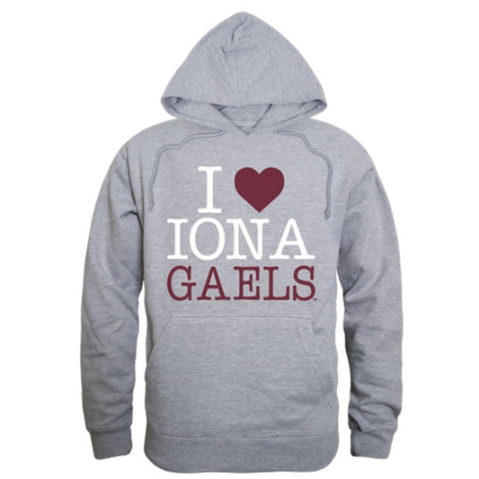 I Love Iona College Gaels Hoodie Sweatshirt