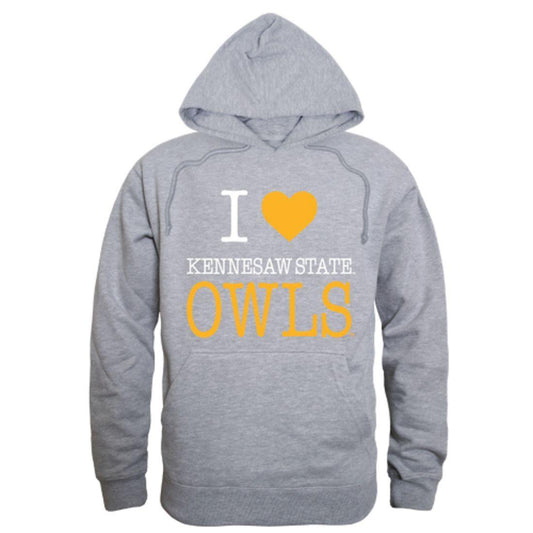 I Love KSU Kennesaw State University Owls Hoodie Sweatshirt
