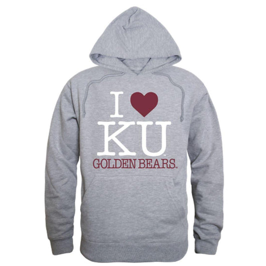 I Love Kutztown University of Pennsylvania Golden Bears Hoodie Sweatshirt