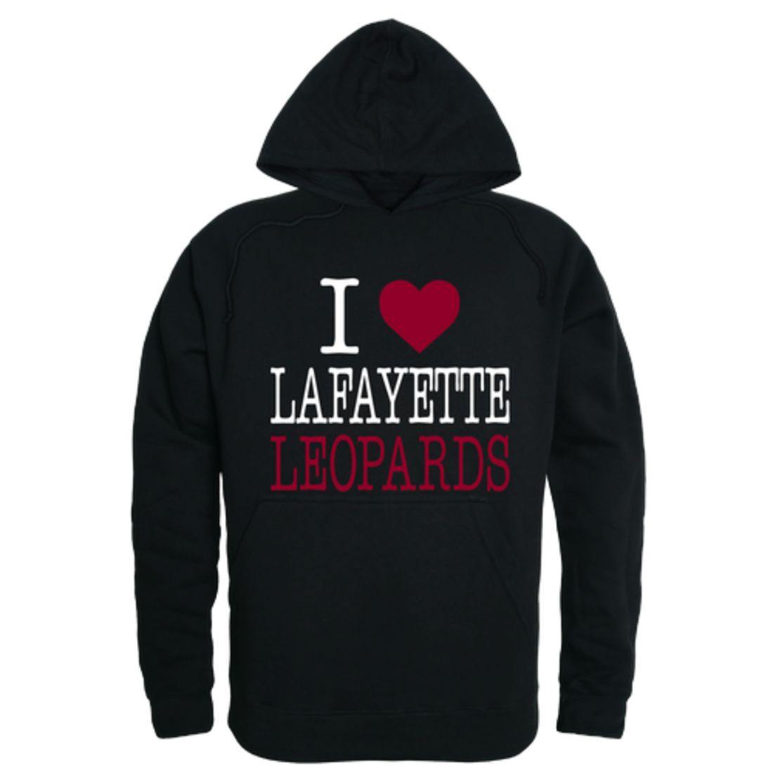 I Love Lafayette College Leopards Hoodie Sweatshirt