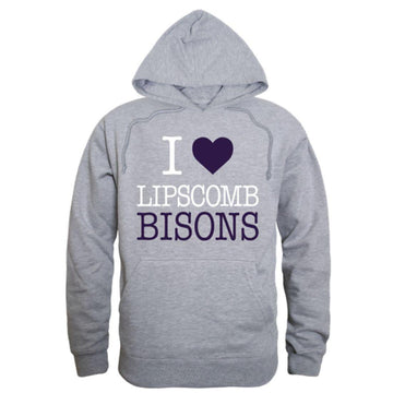I Love Lipscomb University Bisons Hoodie Sweatshirt