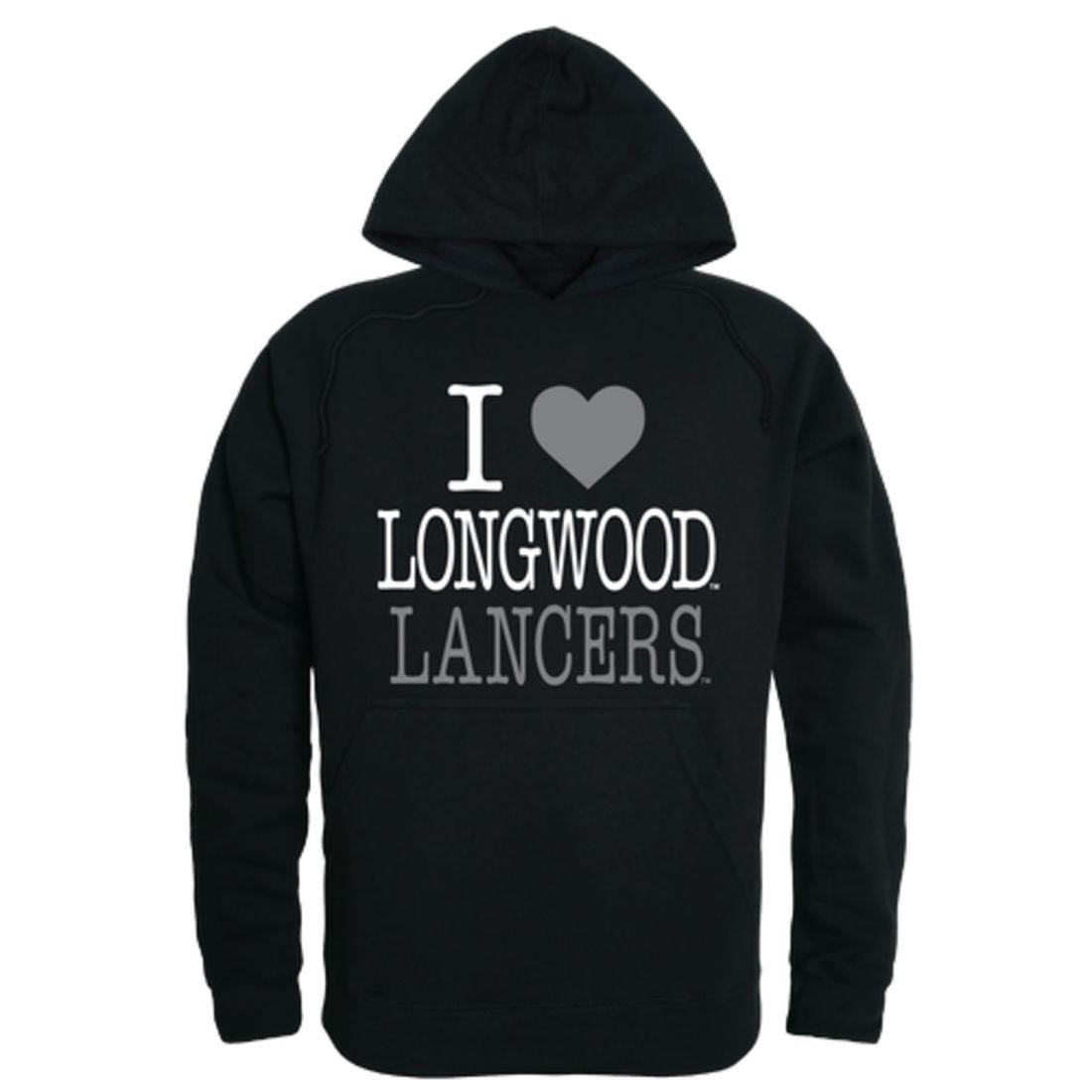 I Love Longwood University Lancers Hoodie Sweatshirt