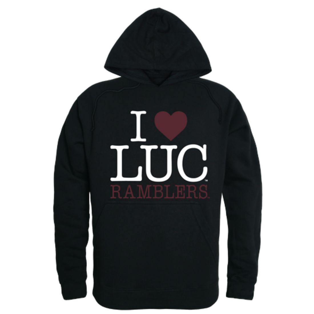 I Love LUC Loyola University Chicago Ramblers Hoodie Sweatshirt