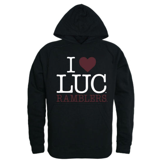 I Love LUC Loyola University Chicago Ramblers Hoodie Sweatshirt