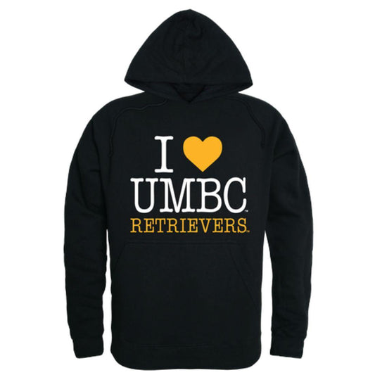 I Love UMBC University of Maryland Baltimore Retrievers Hoodie Sweatshirt