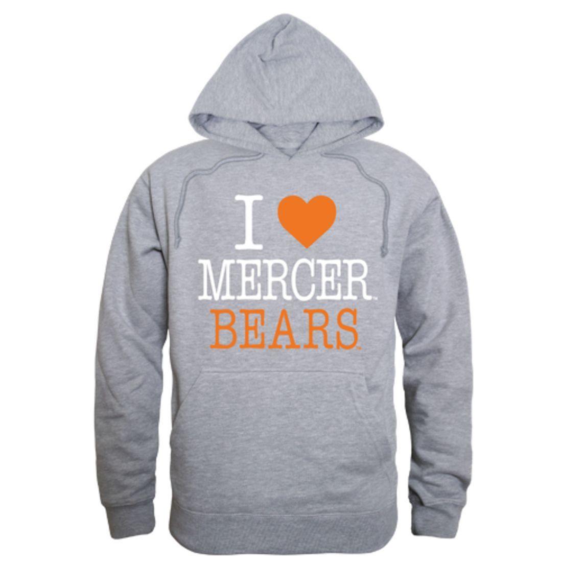 I Love Mercer University Bears Hoodie Sweatshirt