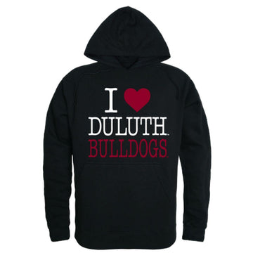 I Love UMD University of Minnesota Duluth Bulldogs Hoodie Sweatshirt