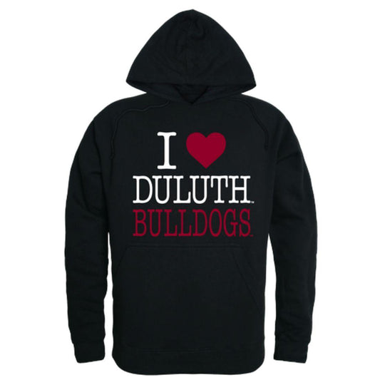 I Love UMD University of Minnesota Duluth Bulldogs Hoodie Sweatshirt