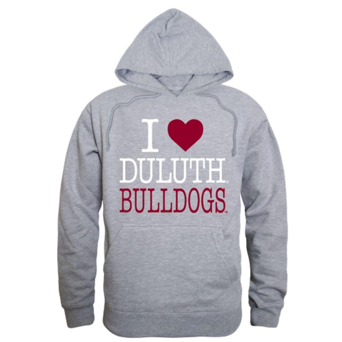 I Love UMD University of Minnesota Duluth Bulldogs Hoodie Sweatshirt