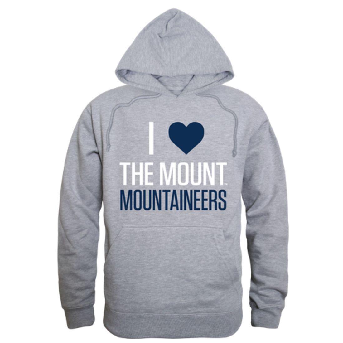 I Love Mount St Marys University Mountaineers Hoodie Sweatshirt
