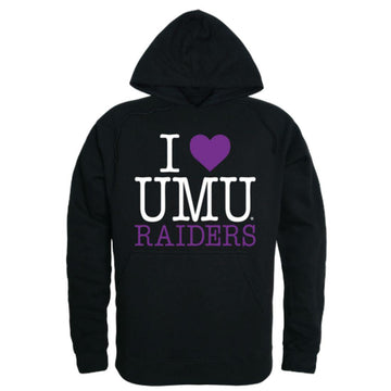 I Love University of Mount Union Raiders Hoodie Sweatshirt