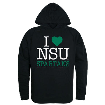 I Love NSU Norfolk State University Spartans Hoodie Sweatshirt