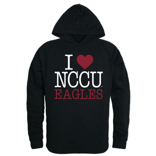 I Love NCCU North Carolina Central University Eagles Hoodie Sweatshirt