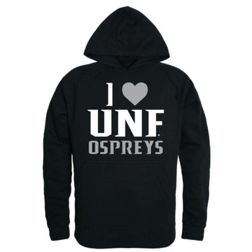 I Love UNF University of North Florida Osprey Hoodie Sweatshirt
