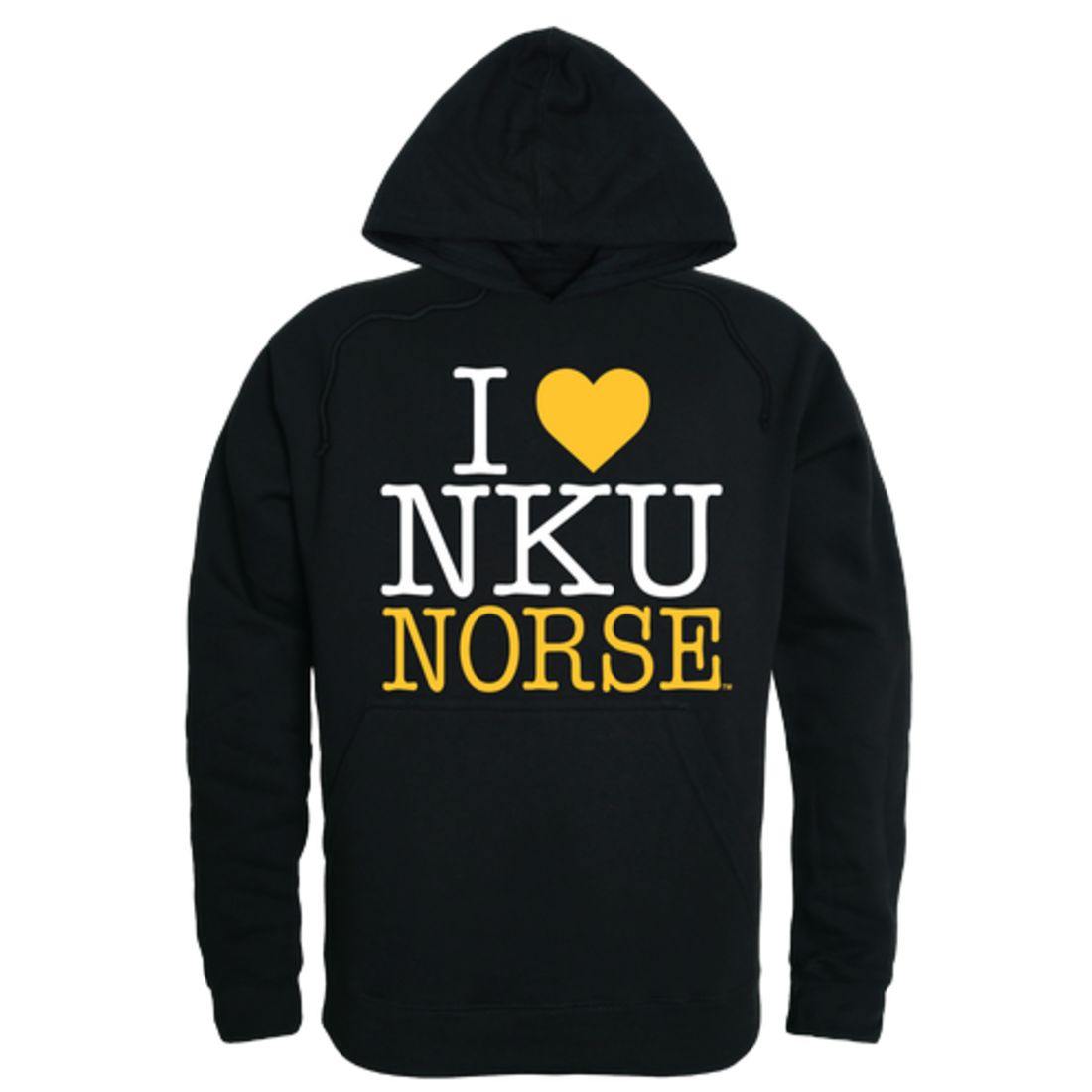 I Love NKU Northern Kentucky University Norse Hoodie Sweatshirt