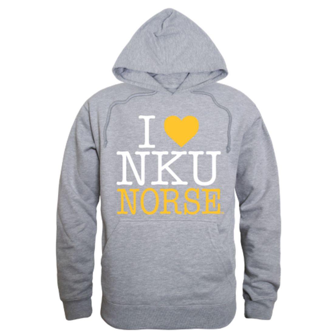 I Love NKU Northern Kentucky University Norse Hoodie Sweatshirt