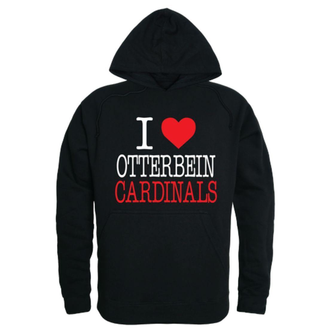 I Love Otterbein University Hoodie Sweatshirt