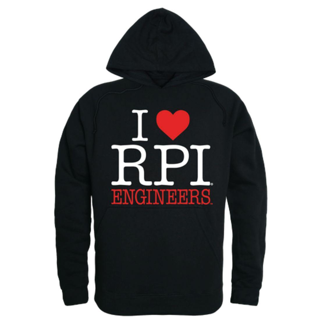 I Love RPI Rensselaer Polytechnic Institute Engineers Hoodie Sweatshirt