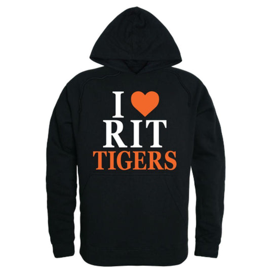 I Love RIT Rochester Institute of Technology Tigers Hoodie Sweatshirt