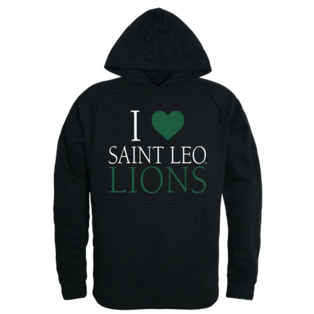 I Love Saint Leo University Lions Hoodie Sweatshirt
