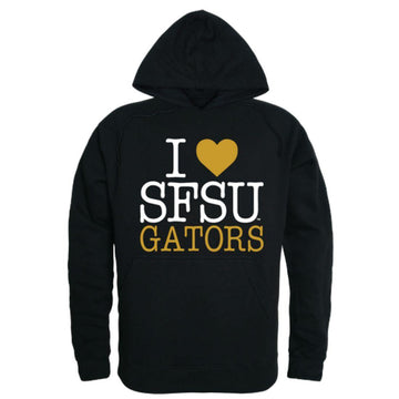 I Love SFSU San Francisco State University Gators Hoodie Sweatshirt