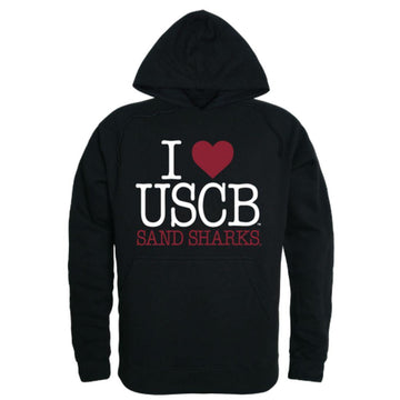 I Love USCB University of South Carolina Beaufort Sand Sharks Hoodie Sweatshirt