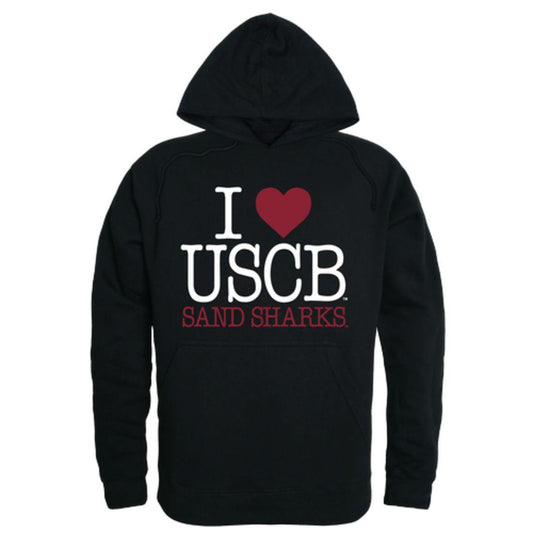 I Love USCB University of South Carolina Beaufort Sand Sharks Hoodie Sweatshirt