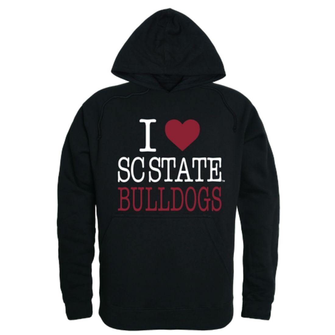 I Love South Carolina State University Bulldogs Hoodie Sweatshirt