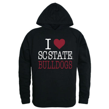 I Love South Carolina State University Bulldogs Hoodie Sweatshirt