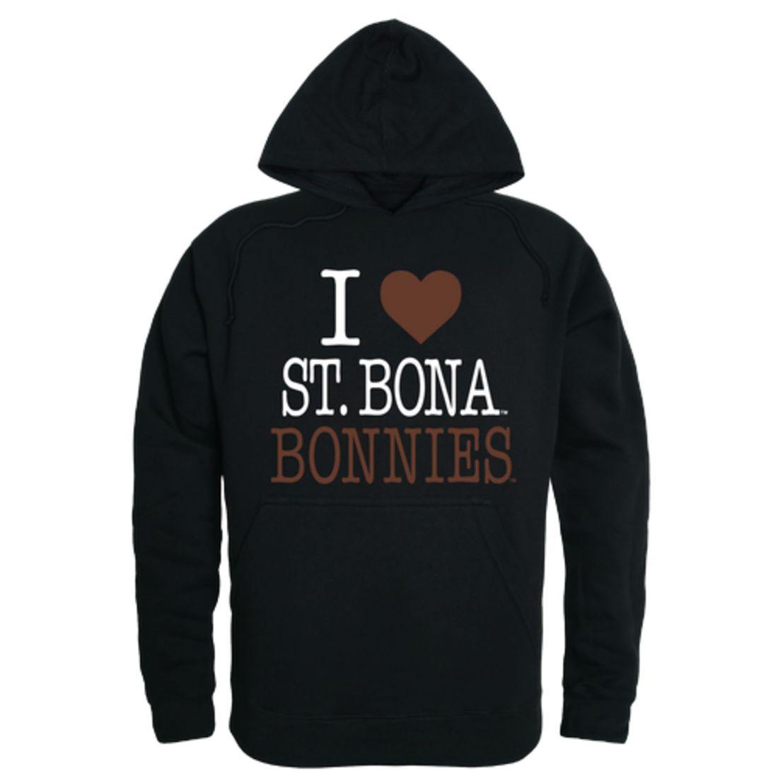 I Love SBU St. Bonaventure University Bonnies Hoodie Sweatshirt