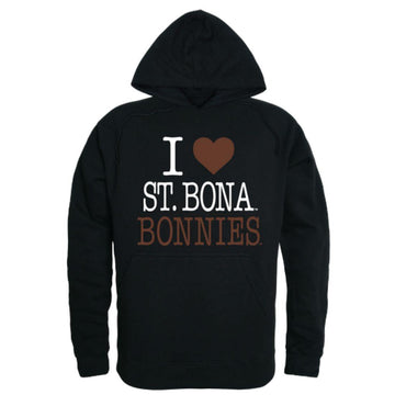 I Love SBU St. Bonaventure University Bonnies Hoodie Sweatshirt