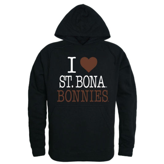 I Love SBU St. Bonaventure University Bonnies Hoodie Sweatshirt