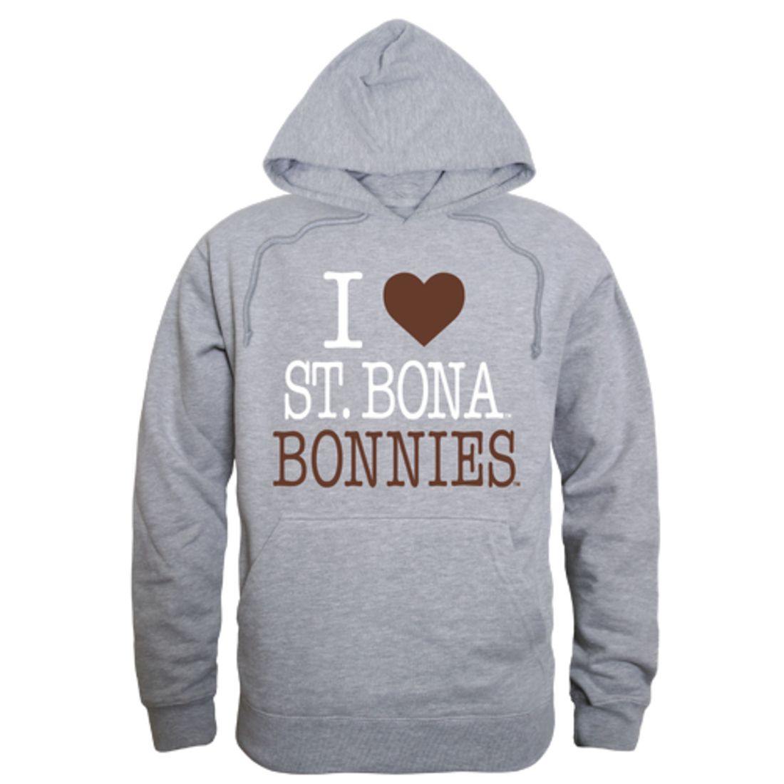 I Love SBU St. Bonaventure University Bonnies Hoodie Sweatshirt