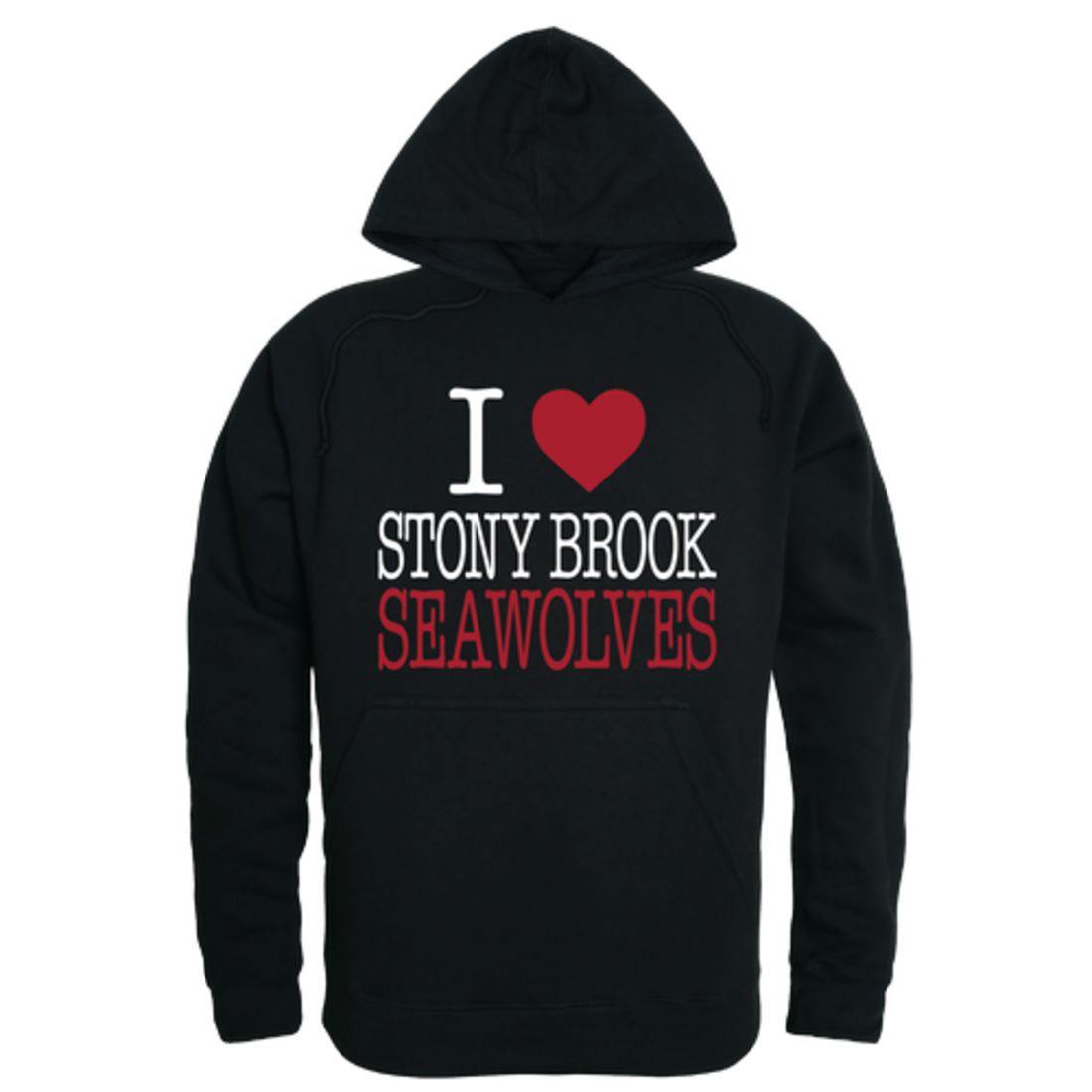 I Love Stony Brook University Seawolves Hoodie Sweatshirt