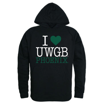 I Love UWGB University of Wisconsin-Green Bay Phoeni Hoodie Sweatshirt