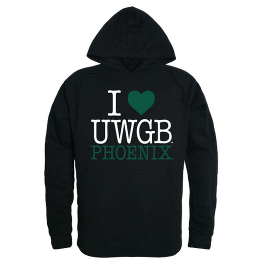 I Love UWGB University of Wisconsin-Green Bay Phoeni Hoodie Sweatshirt