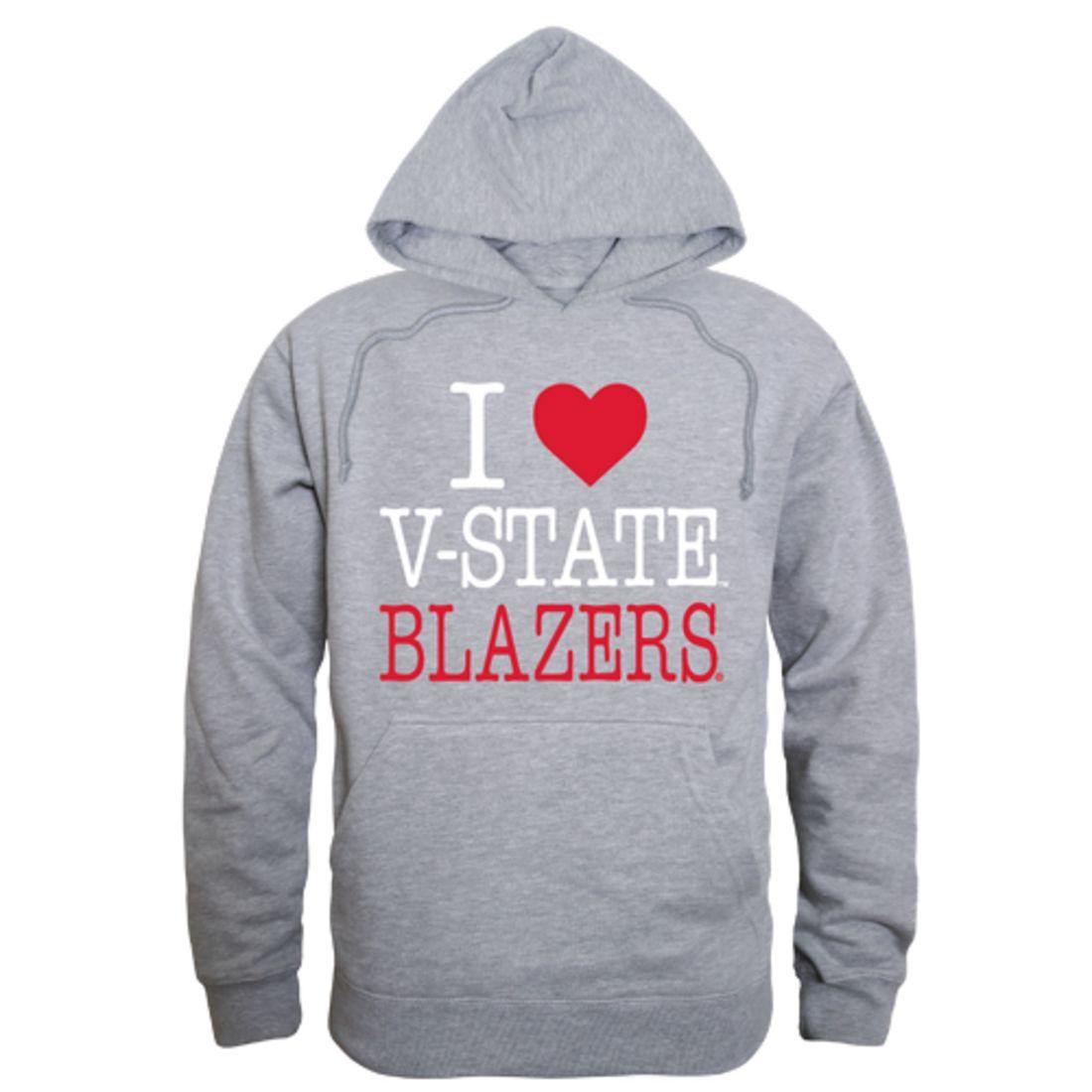 I Love Valdosta V-State University Blazers Hoodie Sweatshirt