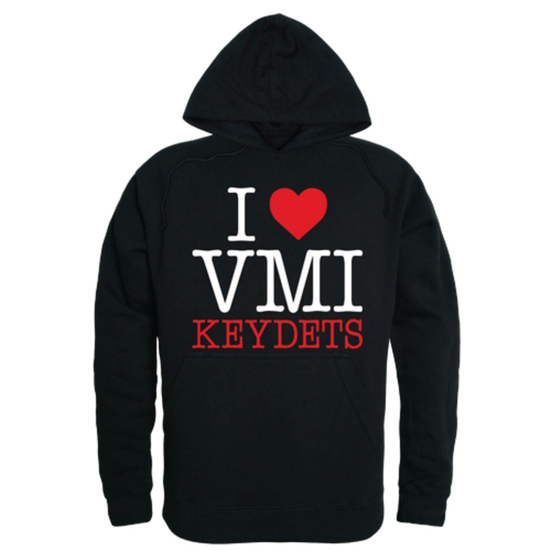 I Love VMI Virginia Military Institute Keydets Hoodie Sweatshirt