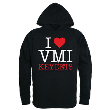 I Love VMI Virginia Military Institute Keydets Hoodie Sweatshirt