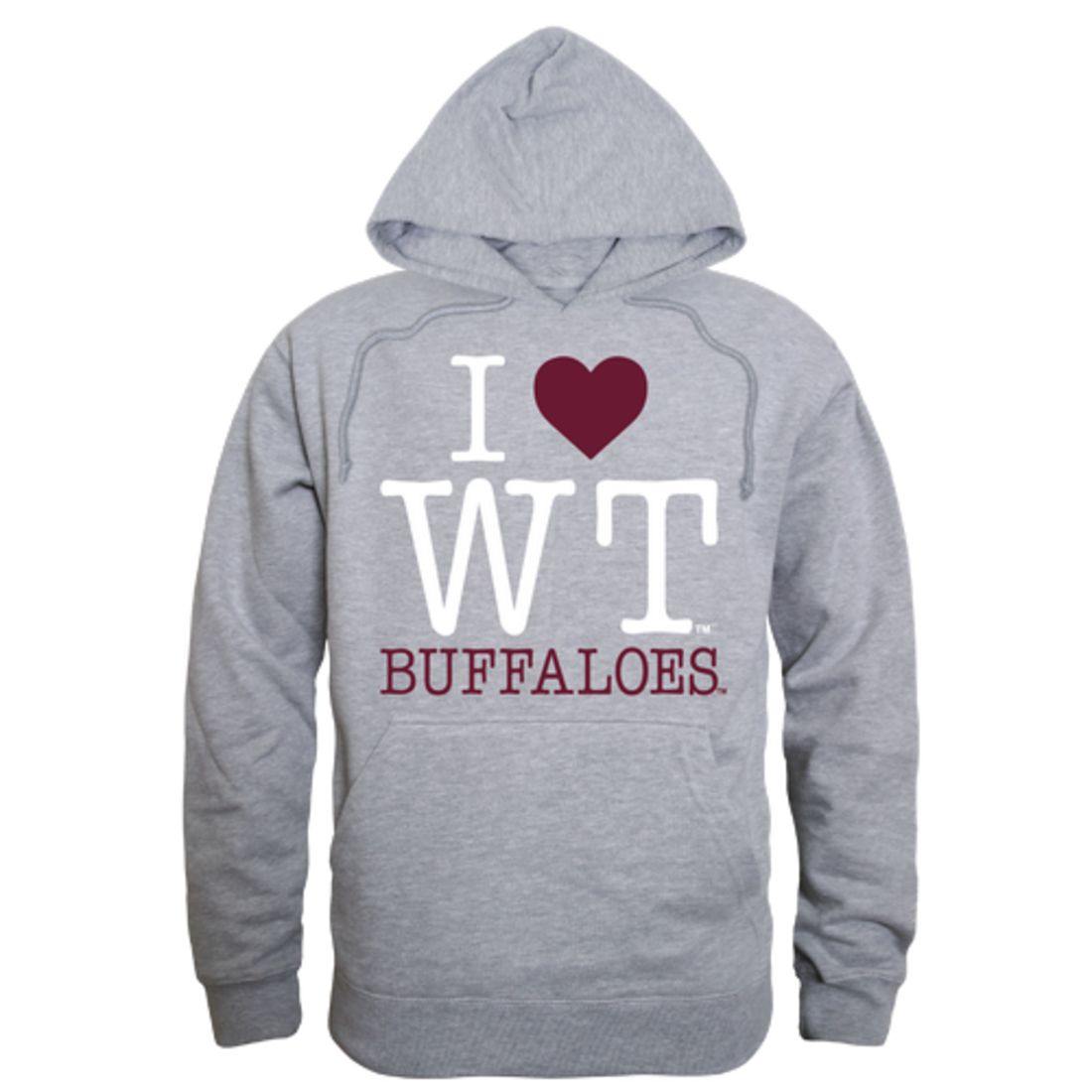 I Love WTAMU West Teas A&M University Buffaloes Hoodie Sweatshirt