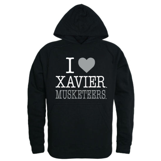 I Love avier University Musketeers Hoodie Sweatshirt