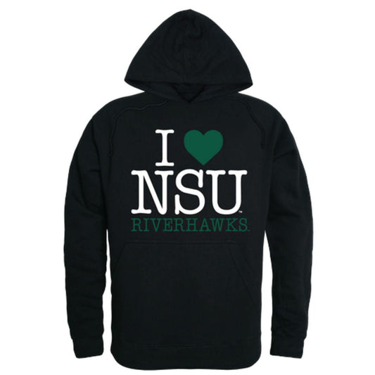 I Love NSU Northeastern State University RiverHawks Hoodie Sweatshirt