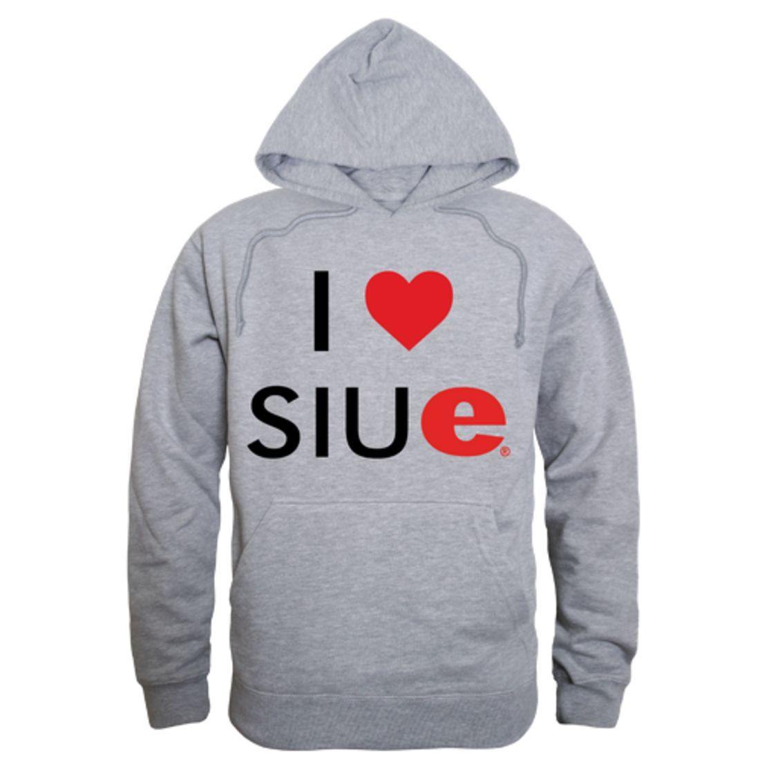 I Love SIUE Southern Illinois University Edwardsville Cougars Hoodie Sweatshirt